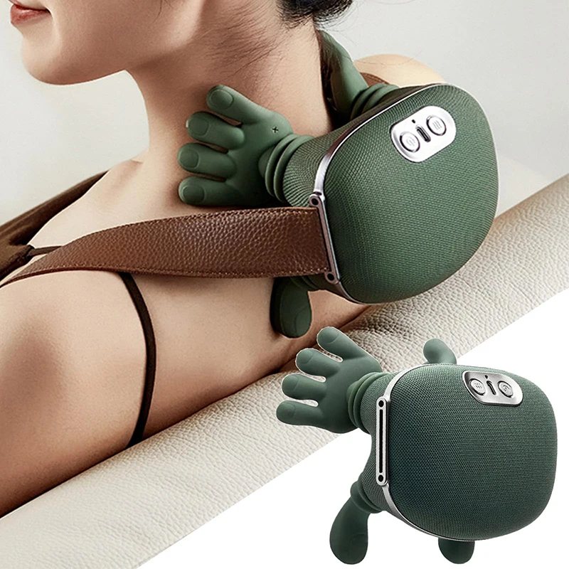 2026 Bionic Neck Shoulder Massager N7 Kneading Massager Shawl 3-Level Modes Neck Cervical Waist Leg Body Muscles Massage Pillow - AliExpress 66