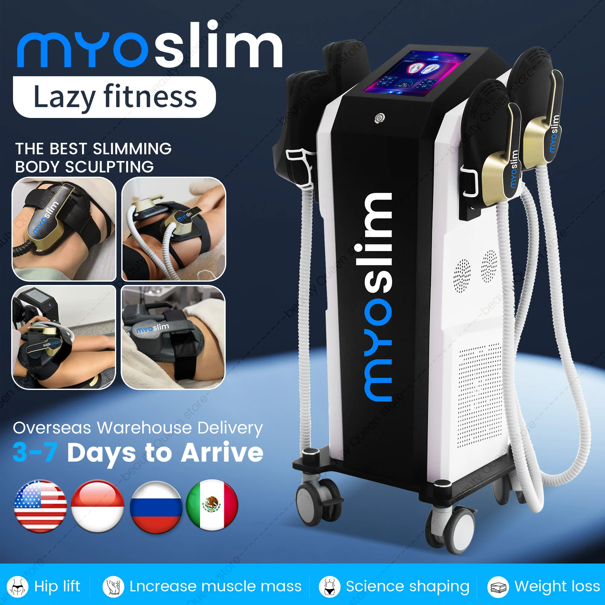 MYOSLIM Coral Sculpting Body Slimming Machine | Professional High-Intensity Body Contouring & Toning Device